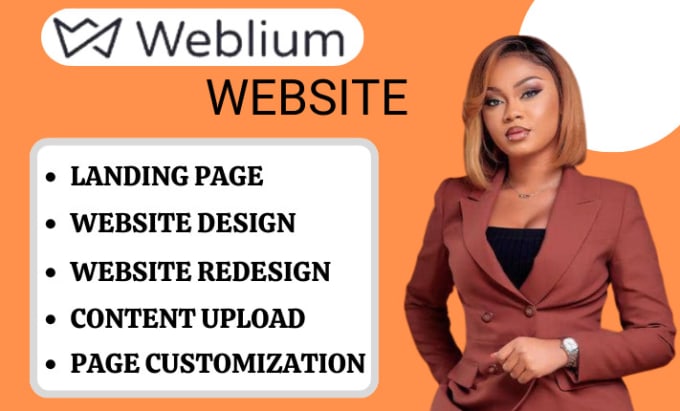 Gig Preview - Design stunning weblium website, webflow website, framer website