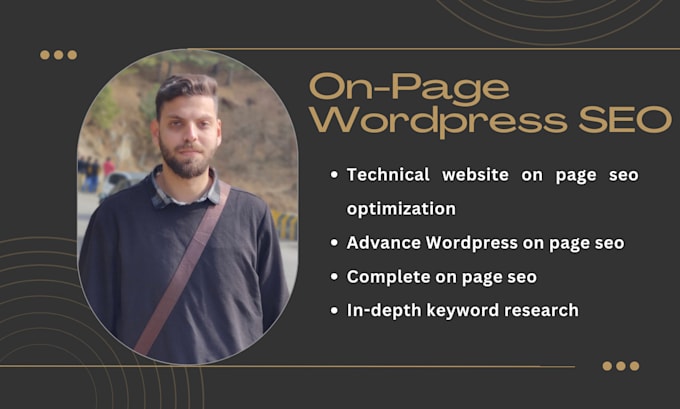 Gig Preview - Optimize your website with onpage wordpress seo