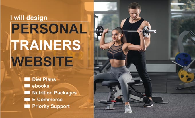 Gig Preview - Design attractive website of fitness, sports, gym, workout, yoga