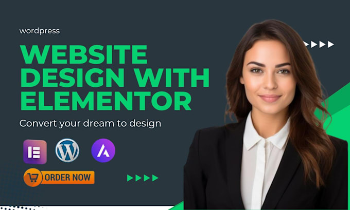 Gig Preview - Do develop modern wordpress website for small business using elementor