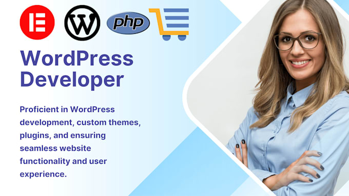 Gig Preview - Design a professional wordpress website for you