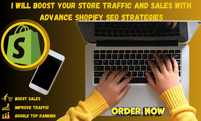 Gig Preview - Boost your store traffic and sales with advance shopify SEO strategies