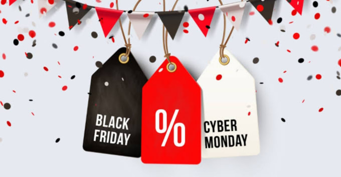 Gig Preview - Do black friday sales and cyber monday promotion