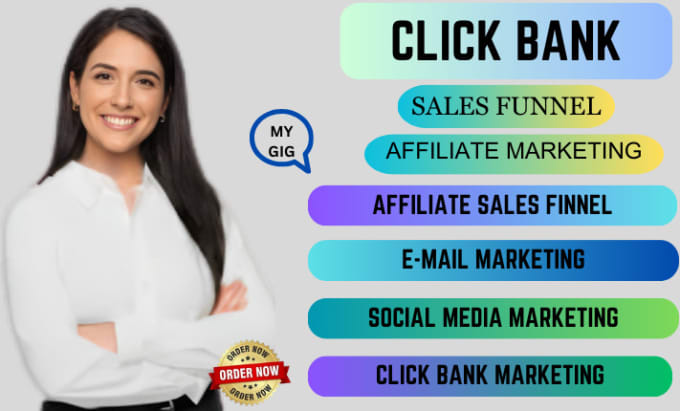 Gig Preview - Build clickbank affiliate marketing system with high converting follow up emails