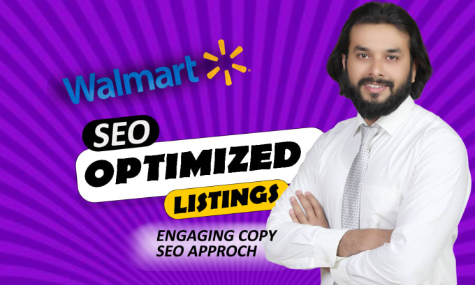 Gig Preview - Create top walmart SEO product listings