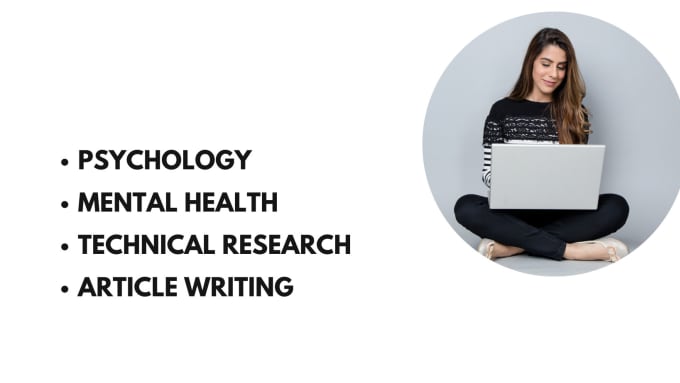 Bestseller - handle technical research in psychology, mental health, and article writing