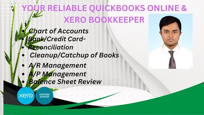 Gig Preview - Specialist in small business bookkeeping using xero and quickbooks online