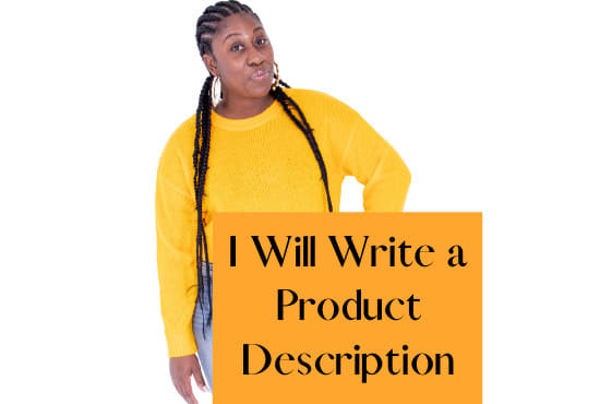 Gig Preview - Write an attractive product description