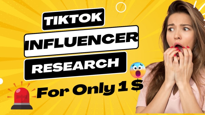 Gig Preview - Find best tiktok influencers for influencer marketing