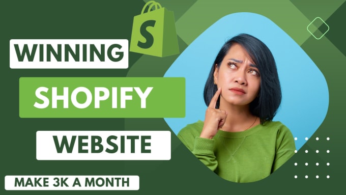 Gig Preview - Build profitable shopify or dropshipping ecommerce store