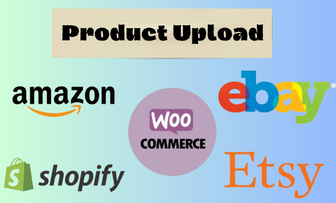 Gig Preview - Add upload products to shopify woocommerce etsy ebay and amazon store listing