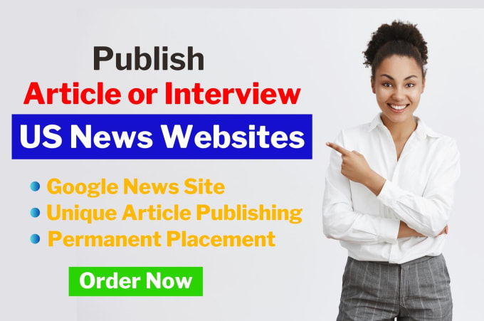 Gig Preview - Publish your article or interview on us newspaper websites