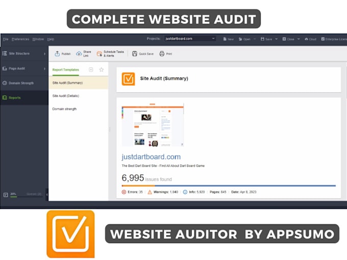 Gig Preview - Make the complete website SEO audit report and fix the issues