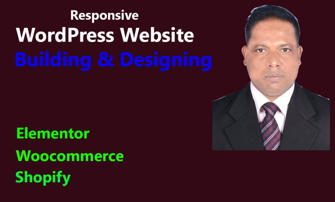 Gig Preview - Build or design a responsive professional wordpress website