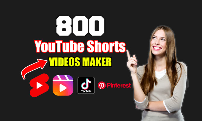 Gig Preview - Create 800 unique youtube short videos, viral motivational shorts