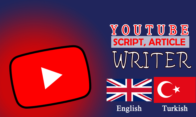 Gig Preview - Write crazy script and creative article for youtube videos