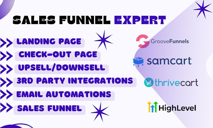 Gig Preview - Setup funnelish advertorial page,salespage,check out clickfunnels,ghl sales page