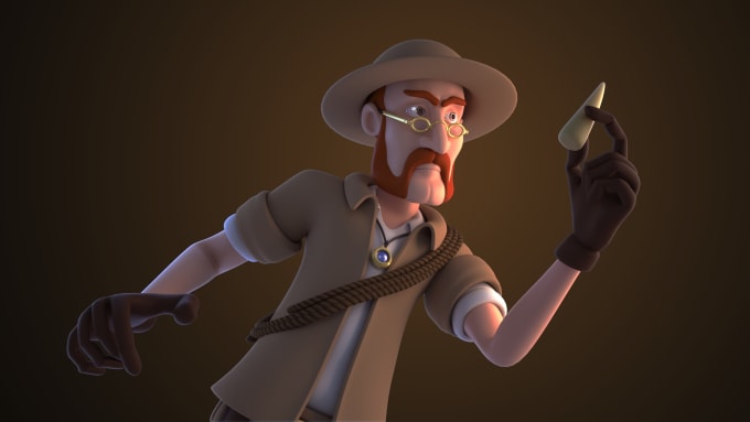 Gig Preview - Make an amazing cartoon 3d character model for you