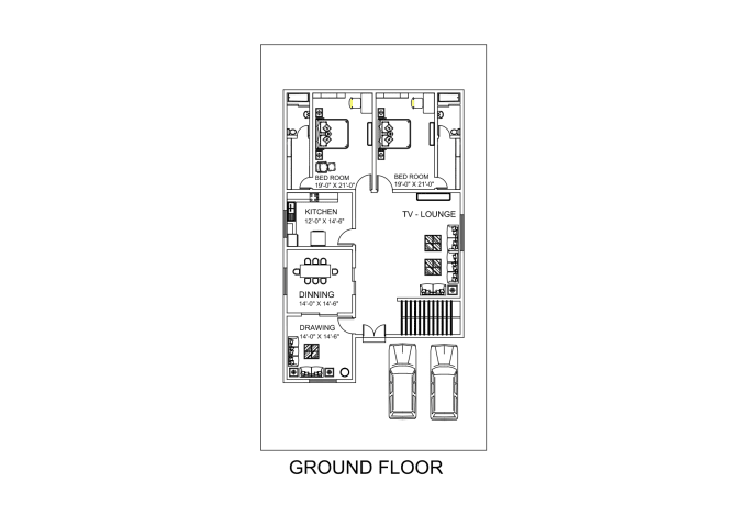 Gig Preview - Do architectural autocad 2d floor plans elevations, sections and interior design