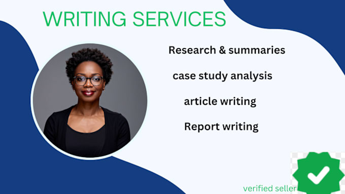 Bestseller - write research summaries, case study, reports