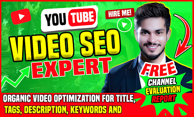 Gig Preview - Boost video rank with expert youtube SEO services