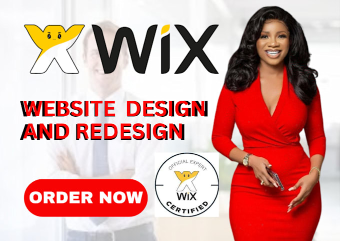 Gig Preview - Build wix website design wix website redesign wix website development wix store