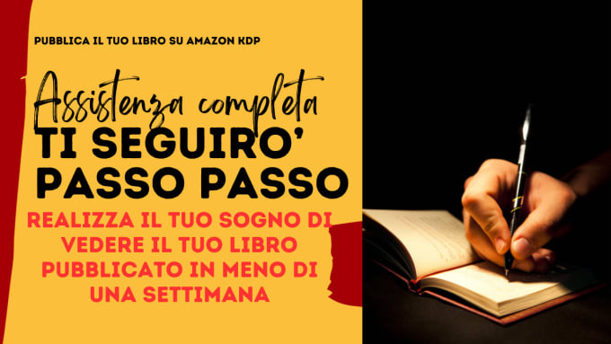 Gig Preview - Scrivo e pubblico il tuo libro su amazon kdp