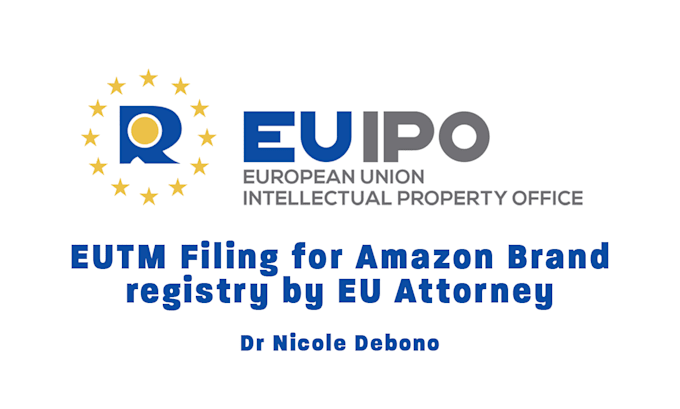 Gig Preview - File your trademark in the eu for the amazon brand registry