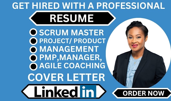 Gig Preview - Craft scrum master, project management, pmp, agile, business analyst resume