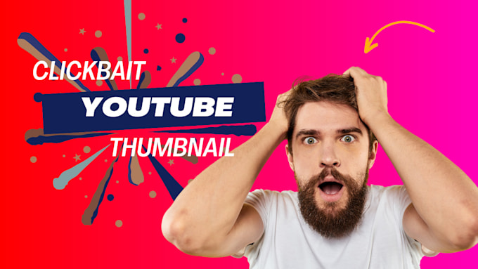 Gig Preview - Design custom youtube thumbnail in 6 hours