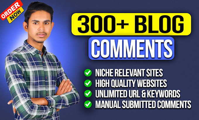 Gig Preview - Create niche relevant blog comment backlinks