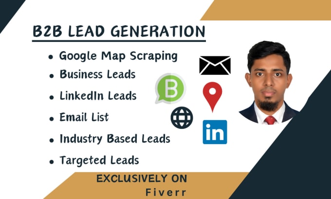 Gig Preview - Build b2b lead generation for any USA company