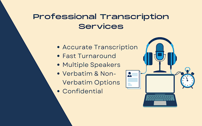 Gig Preview - Provide your transcription services