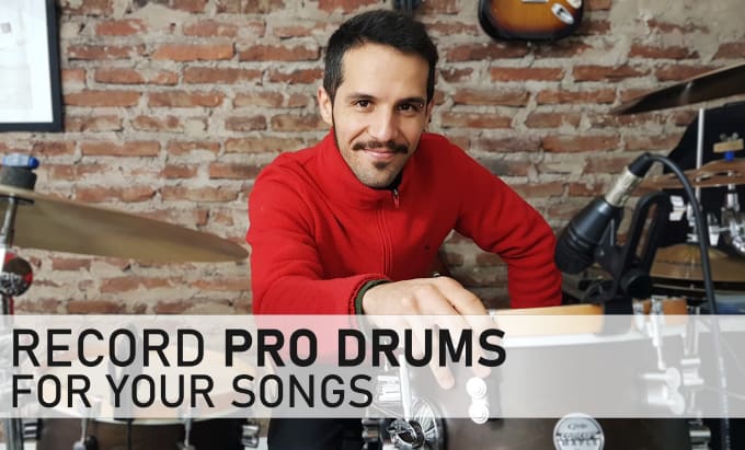 Gig Preview - Record killer pro drums for your songs top quality