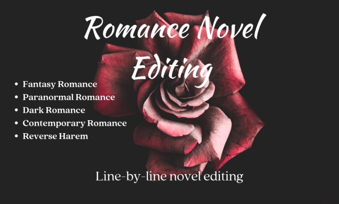 Gig Preview - Complete a line by line edit of your romance novel