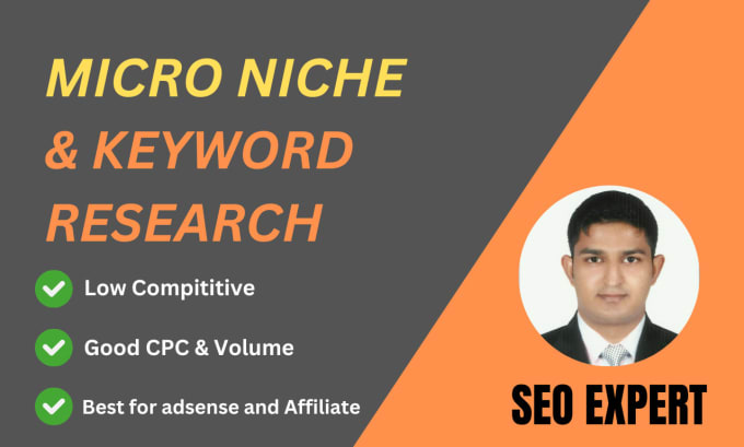 Gig Preview - Do highly profitable micro niche research with keywords