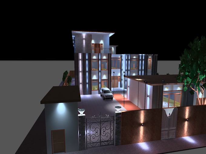 Gig Preview - Draw indoor and outdoor lighting design with lux calculation in dialux evo