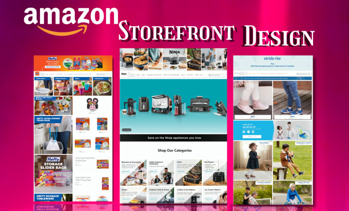 Gig Preview - Build  amazon brand store and amazon storefront design