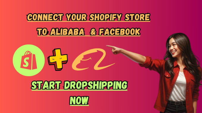 Gig Preview - Setup your shopify account with alibaba, instagram and facebook