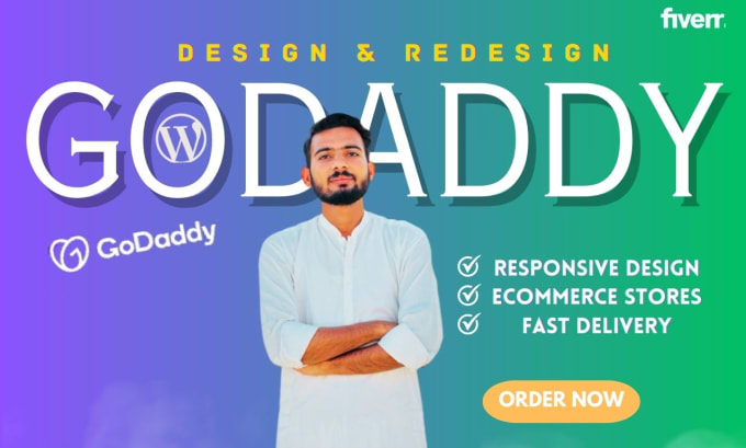 Gig Preview - Design or revamp professional godaddy website or ecommerce store