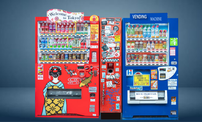 Gig Preview - Do creative vending machine and cathy vending machine design