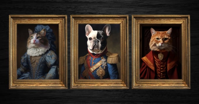 Gig Preview - Create realistic custom pet portrait paintings