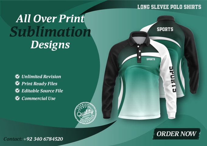 Gig Preview - Custom polo shirts, tshirt sublimation, printing design