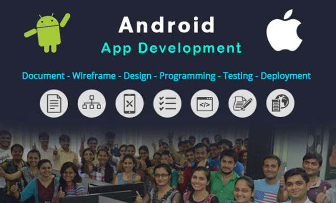 Gig Preview - Our agency will do android mobile app development using kotlin with android studio