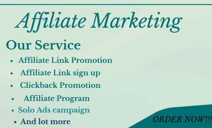 Gig Preview - Do sign up affiliate link referral link and affiliate recruitment