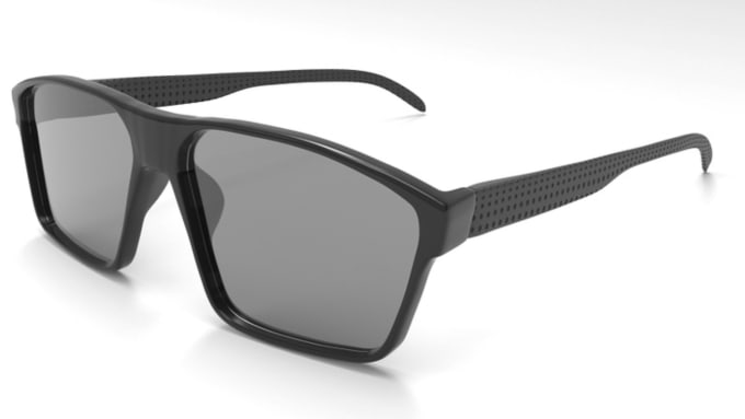 Gig Preview - Do 3d modeling of sunglasses, fashion glasses,  photorealistic rendering