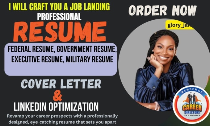 Gig Preview - Write and revamp professional ats federal resume, usajobs and resume writing