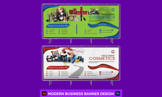 Gig Preview - Design modern creative business banner and bill board