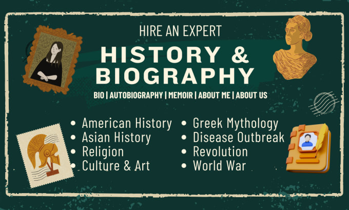 Gig Preview - Write your history biography autobiography memoir sociology ebook and article