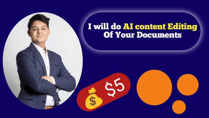 Gig Preview - Do professional ai content editing of your blogpost  articles